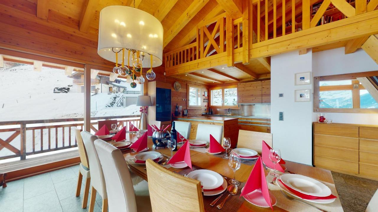 Etoiles Des Neiges Luxe & Jacuzzi Chalet 12 Pers By Alpvision Residences Hérémence 外观 照片