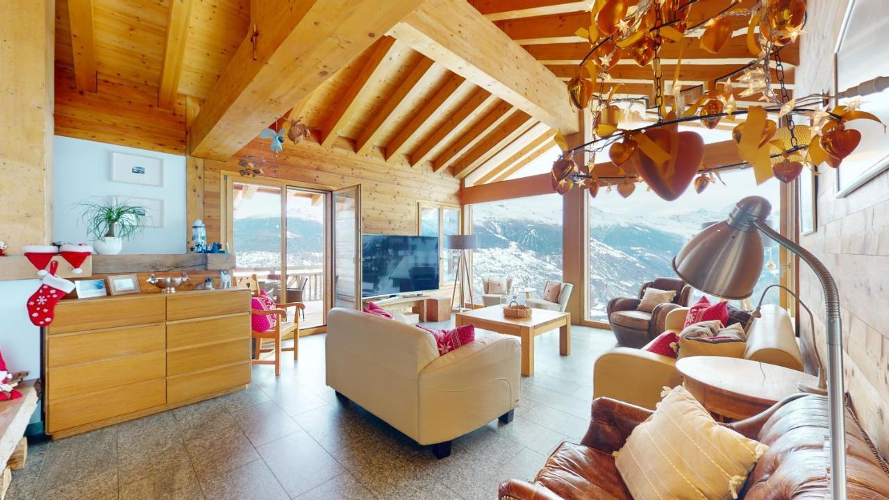 Etoiles Des Neiges Luxe & Jacuzzi Chalet 12 Pers By Alpvision Residences Hérémence 外观 照片